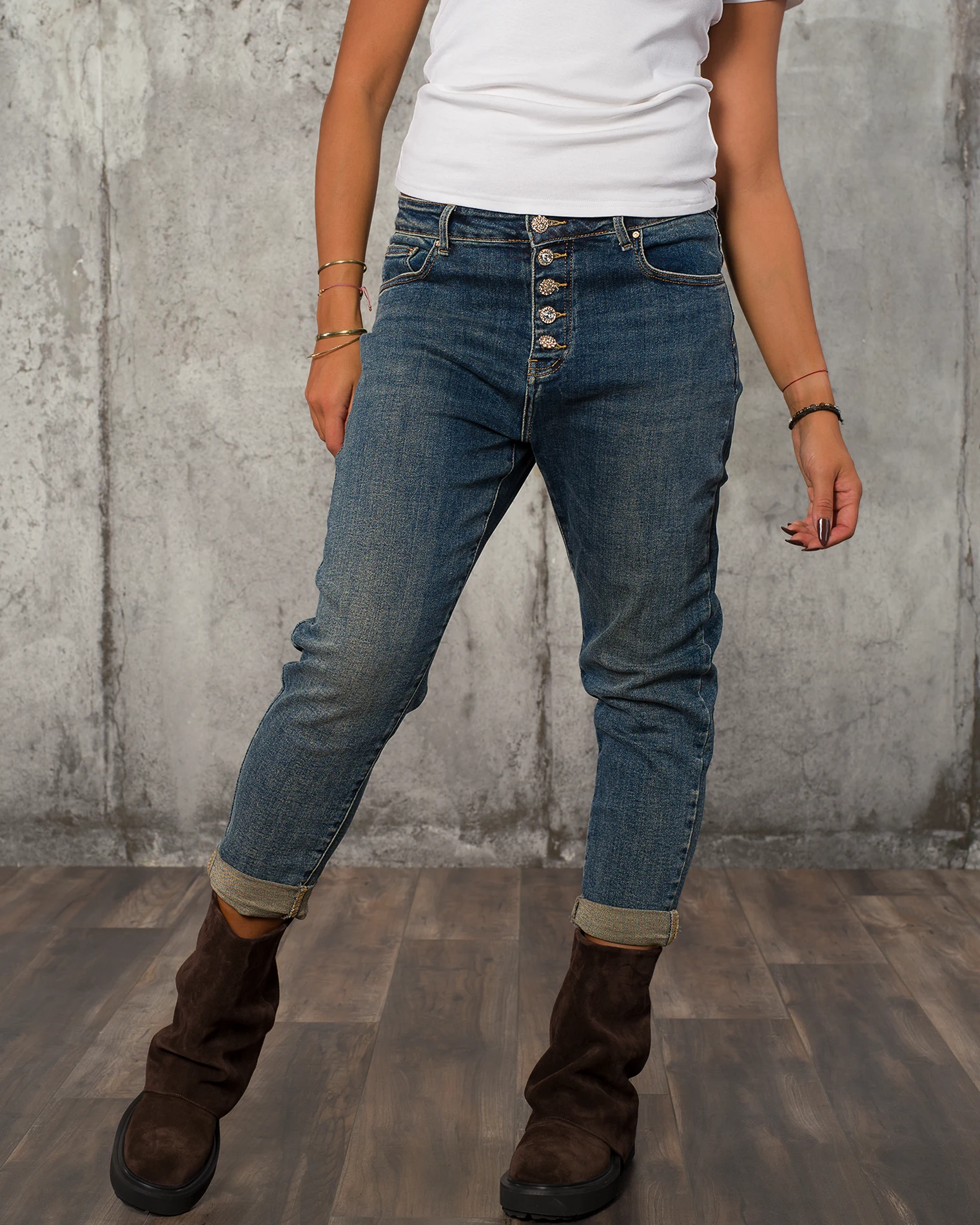 Дънки Denim Muse, Син цвят