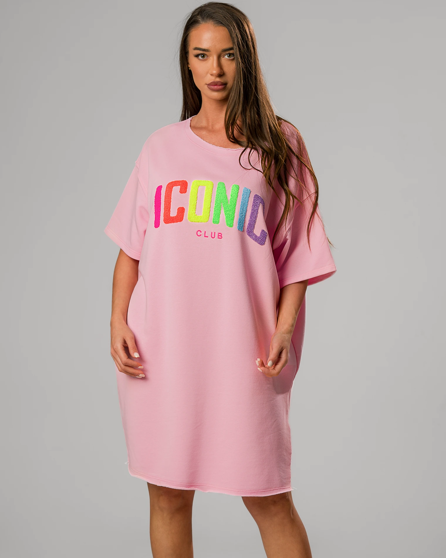 Рокля Iconic Club, Розов Цвят