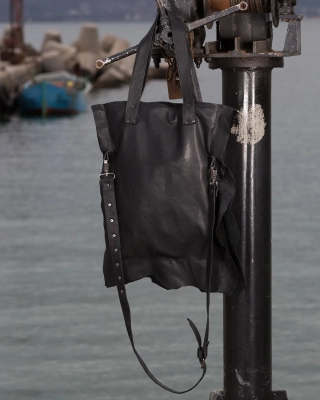 Голяма чанта Force, Черен Цвят