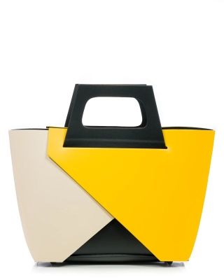 Чанта Color Block, Микс Цвят