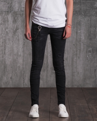 Slim fit дънки Dash, Черен Цвят