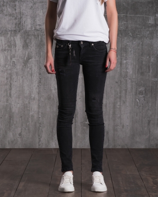 Вталени дънки Prodigy, Черен Цвят