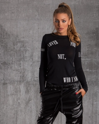 Блуза с пачове Triumph, Черен Цвят