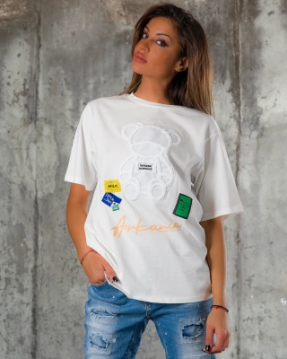 Тениска Fizzy, Бял Цвят