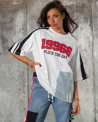 Тениска Take The Day, Бял Цвят