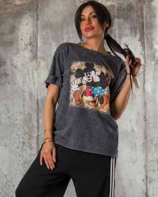 Тениска All The Love, Сив Цвят