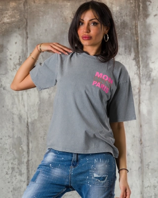 Тениска Emilie, Сив Цвят