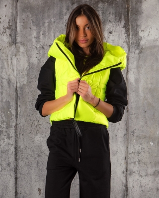 Елек с качулка Ambience, Жълт Цвят