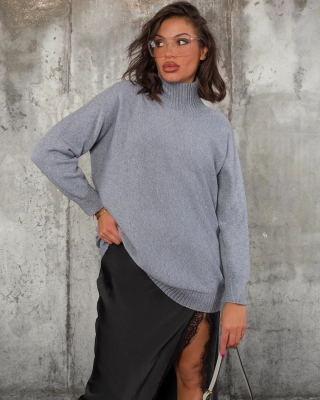 Пуловер North, Сив Цвят