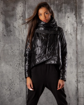 Яке с колан Scandal, Черен Цвят