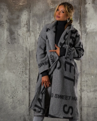 Палто Indigo, Сив Цвят