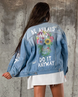 Дънково яке Do It Anyway, Син Цвят