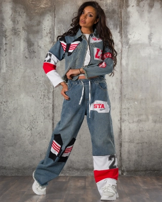 Комплект Dallas, Син Цвят