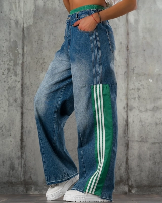 Дънки In Line, Син Цвят