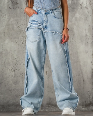 Дънки Free Your Mind, Син Цвят