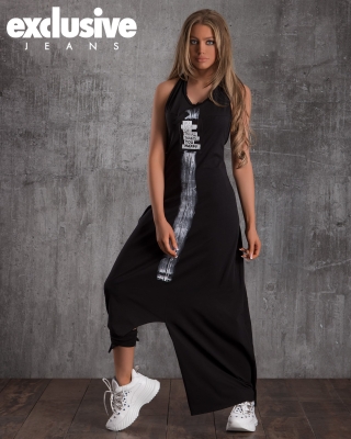 Нестандартна рокля Corsica, Черен Цвят