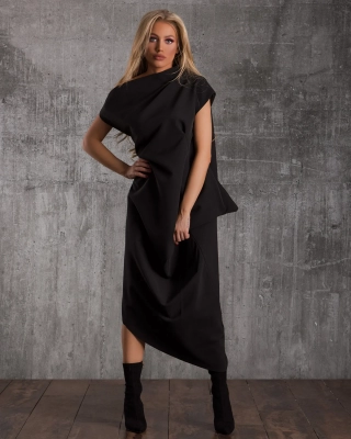 Рокля Memory, Черен Цвят