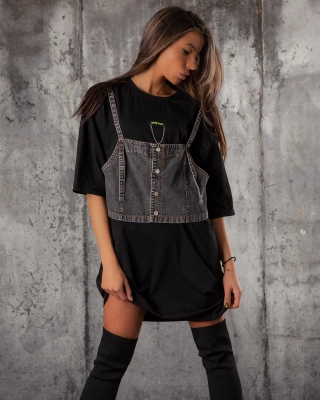 Рокля-тениска Bennett, Черен Цвят