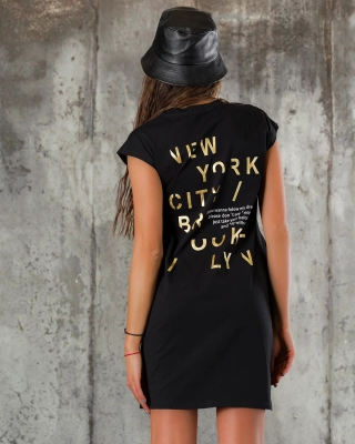 Рокля Up To The Moon, Черен Цвят