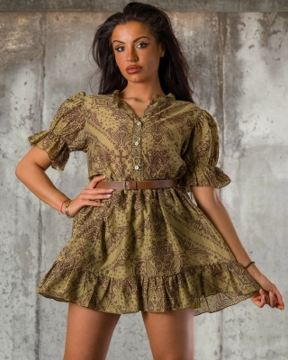 Рокля Girl Coded, Микс Цвят