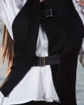 Дамски елек с ефектен гръб Upscale, Черен Цвят