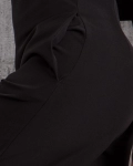 Елегантен панталон с висока талия Exquisite, Черен Цвят