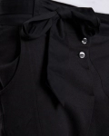 Панталон с колан Trade, Черен Цвят
