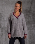 Пуловер Twinkle, Сив Цвят