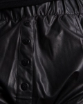 Кожен панталон Valiant, Черен Цвят
