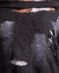 Пуловер с потник Distance, Сив Цвят