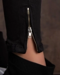 Панталон с ципове Jasmine, Черен Цвят