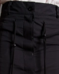 Панталон с боядисан ефект Multiplex, Черен Цвят