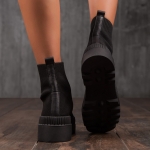 Боти с чорап Selena, Черен Цвят