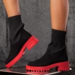 Боти с чорап Guarda, Червен Цвят