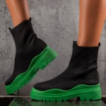 Боти тип чорап Feeling, Зелен Цвят