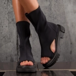 Отворени боти Smokey, Черен Цвят