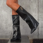 Ботуши Nice Things, Черен Цвят