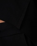 Блуза с акцент на гърба Sterling, Черен Цвят