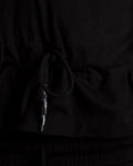Блуза с качулка Label, Черен Цвят