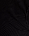 Рипсен потник с изрязан гръб Mercury, Черен Цвят