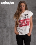 Тениска Lucky, Бял Цвят
