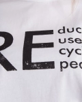 Тениска Recycle, Бял Цвят
