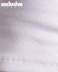 Рипсена тениска Amora, Бял Цвят