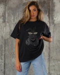 Тениска Swag Bunny, Черен Цвят
