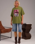 Тениска Better Late Than Ugly, Зелен Цвят