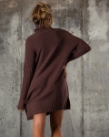 Дълъг пуловер Everlee, Цикламен Цвят