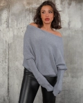 Пуловер Tell Me Lies, Сив Цвят