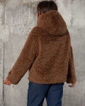 Палто Winter Teddy, Цвят Таупе