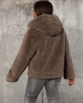Палто Winter Teddy, Цвят Таупе