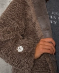 Палто Winter Teddy, Цвят Таупе